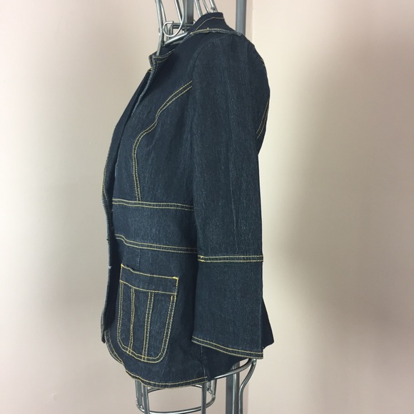 Bisou Bisou blue denim jacket - Picture 2 of 6